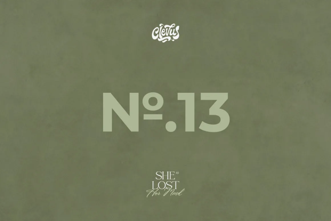 She Lost Her Mind | Font duo