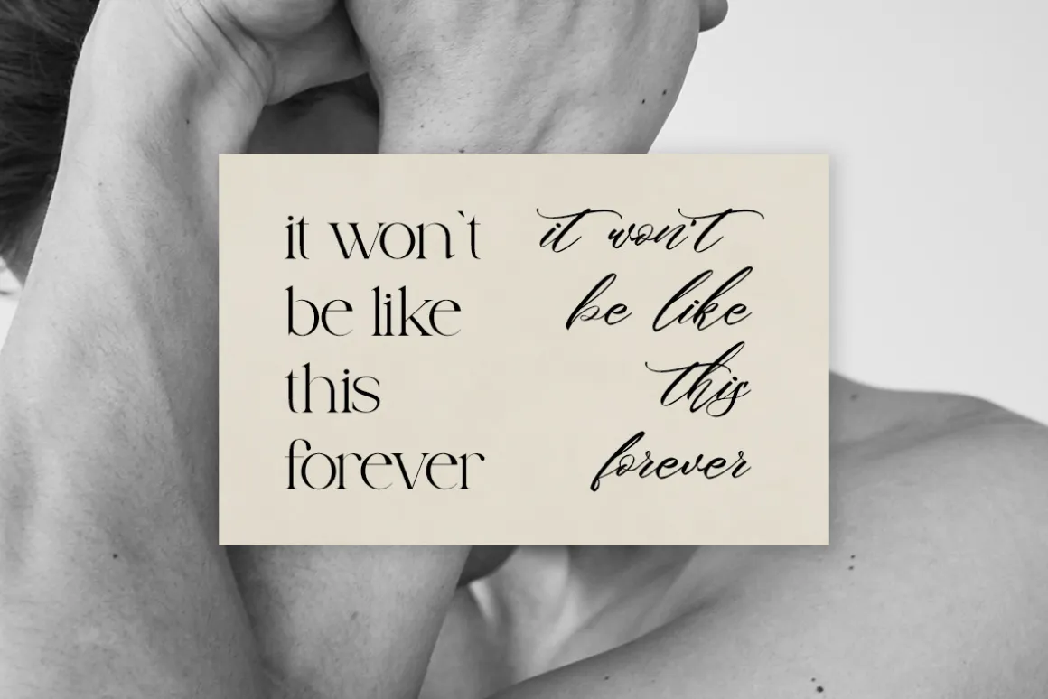 She Lost Her Mind | Font duo