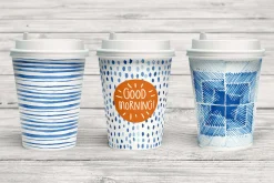 Shibori indigo watercolor collection