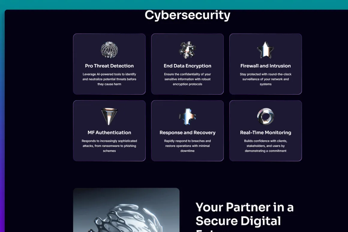 ShieldPro Figma IT Security Template
