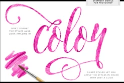 Shimmery Gold Styles for Photoshop
