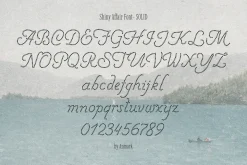 Shiny Affair Romantic Dots Font