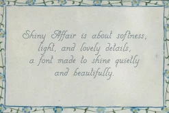 Shiny Affair Romantic Dots Font
