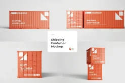Shipping Container Mockup