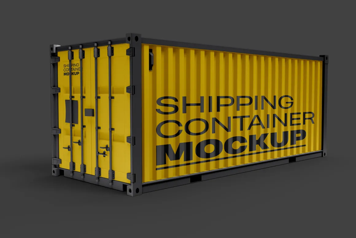 Shipping Container Mockup