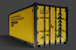 Shipping Container Mockup