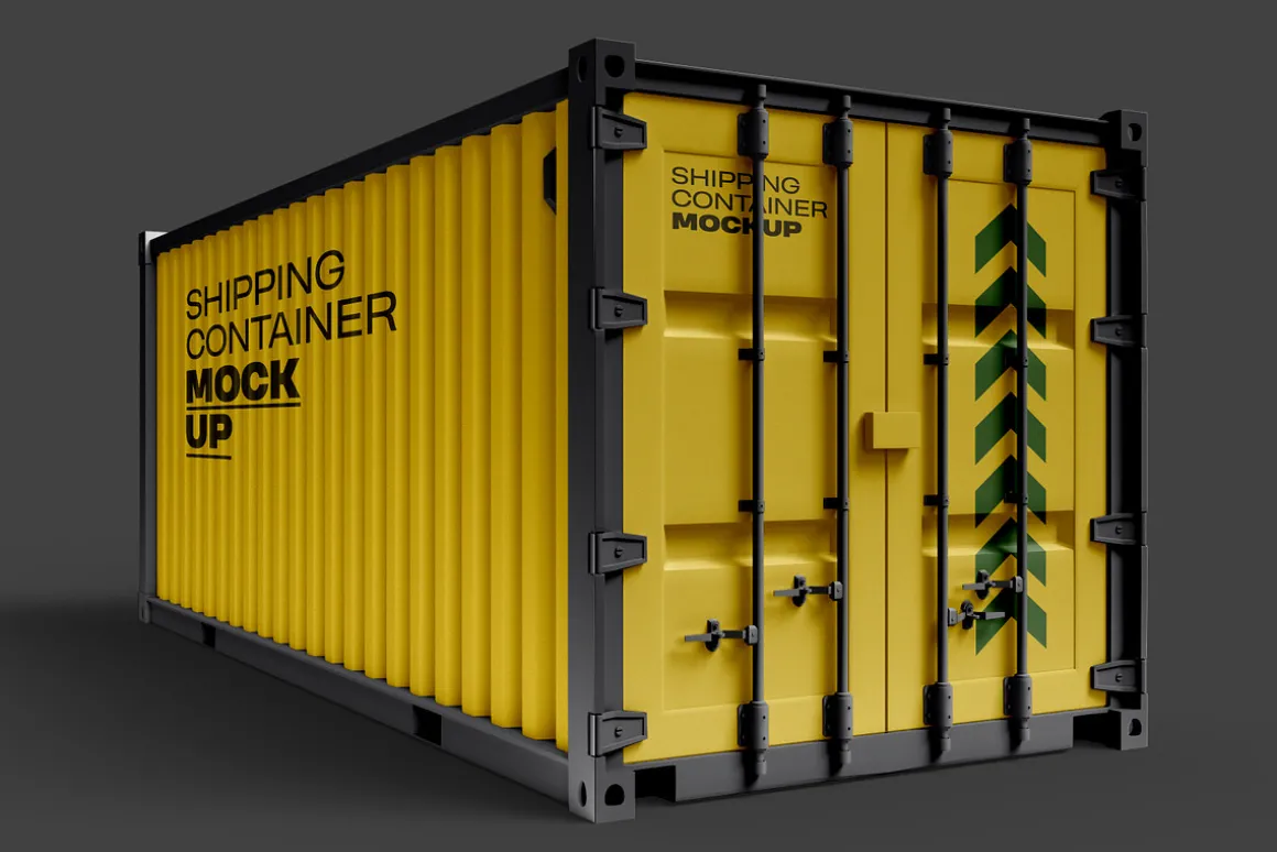Shipping Container Mockup