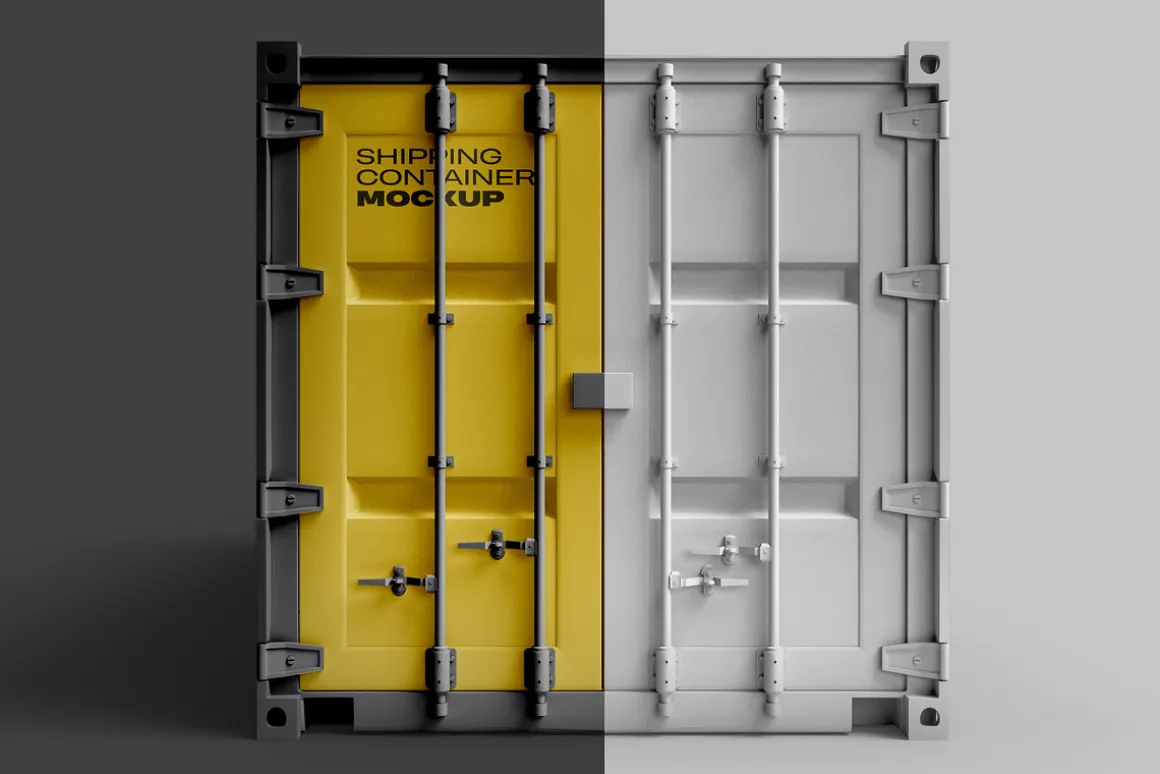 Shipping Container Mockup