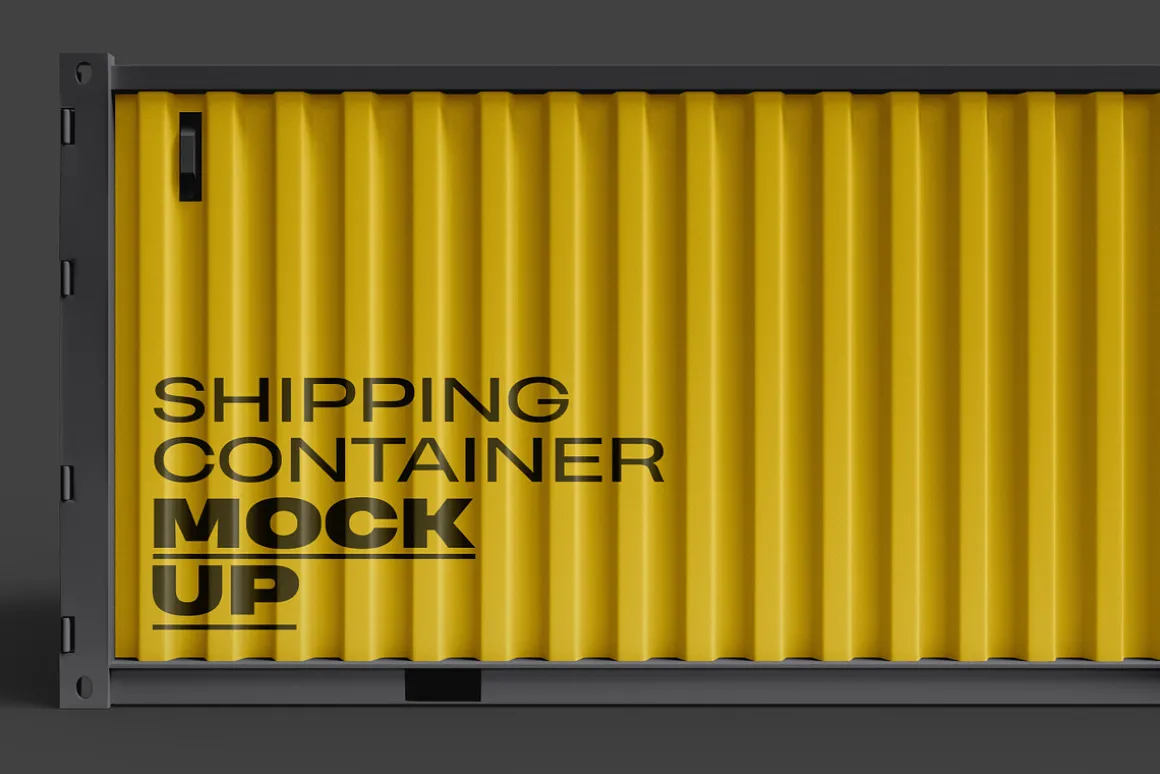 Shipping Container Mockup