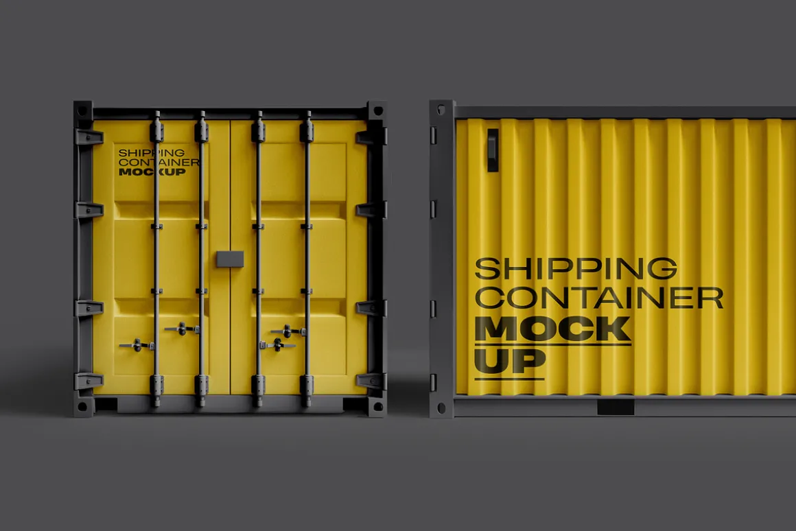 Shipping Container Mockup