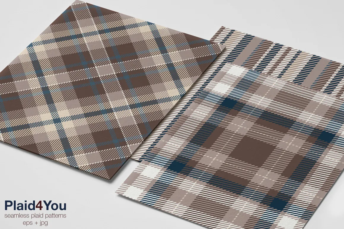 #35 Shirt Plaid Patterns EPS + JPG