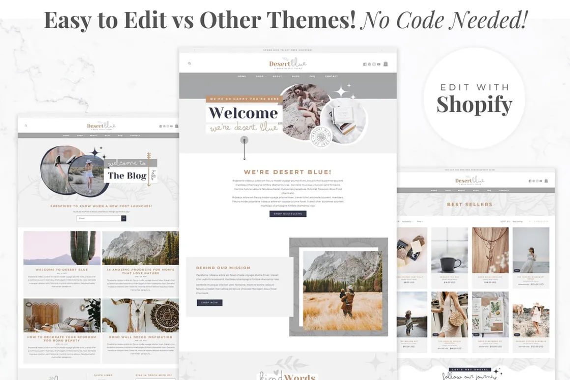Shopify Theme | Desert Blue