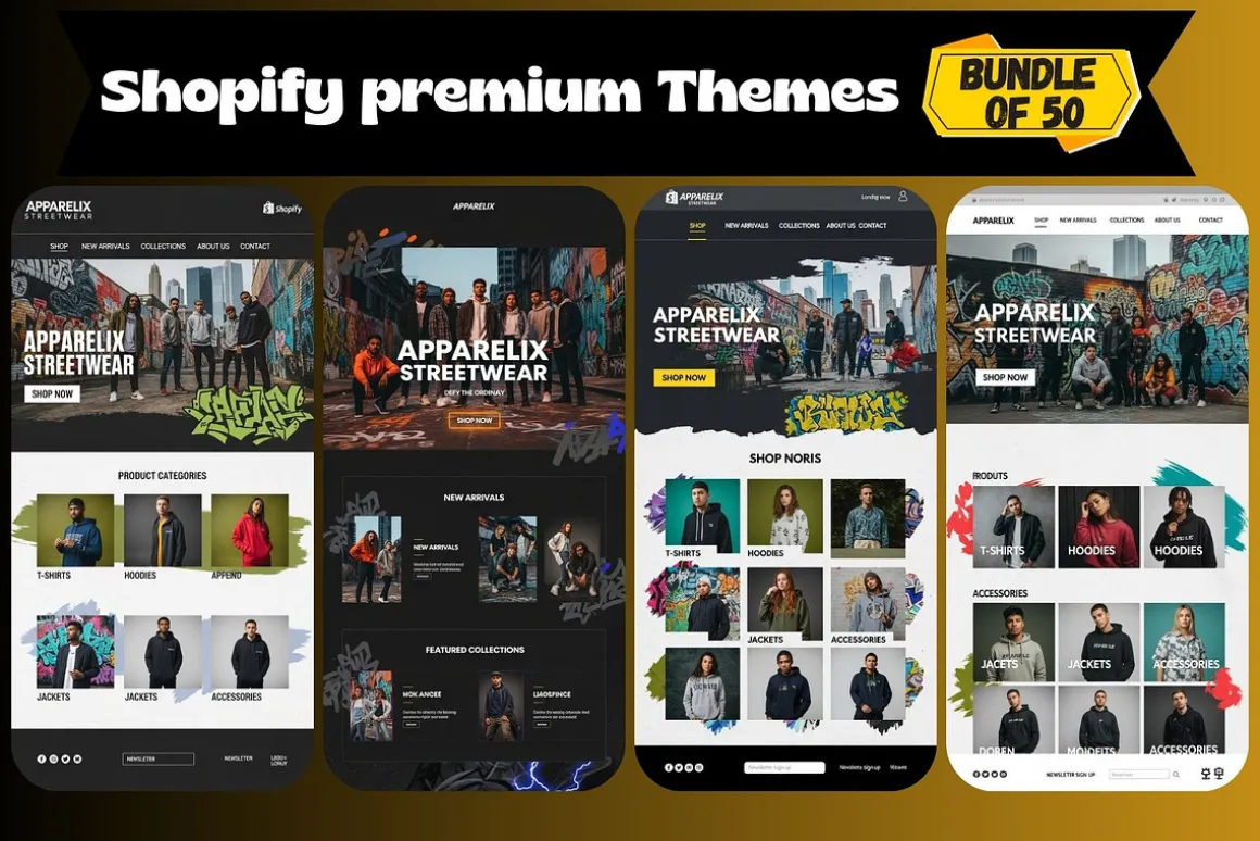 Shopify Premium 50 Themes