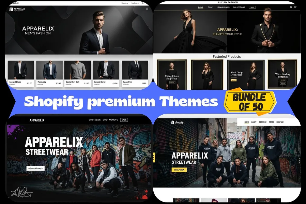 Shopify Premium 50 Themes