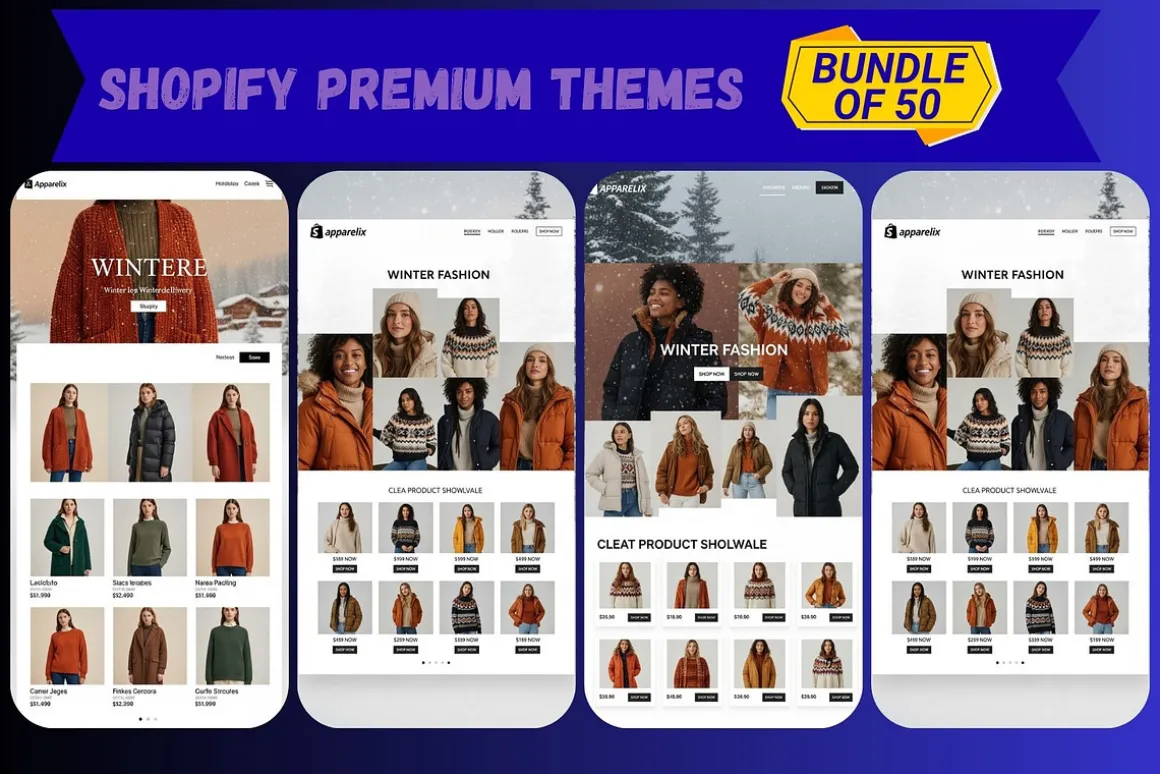 Shopify Premium 50 Themes