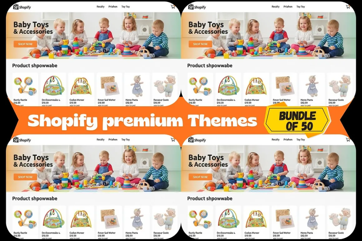 Shopify Premium 50 Themes