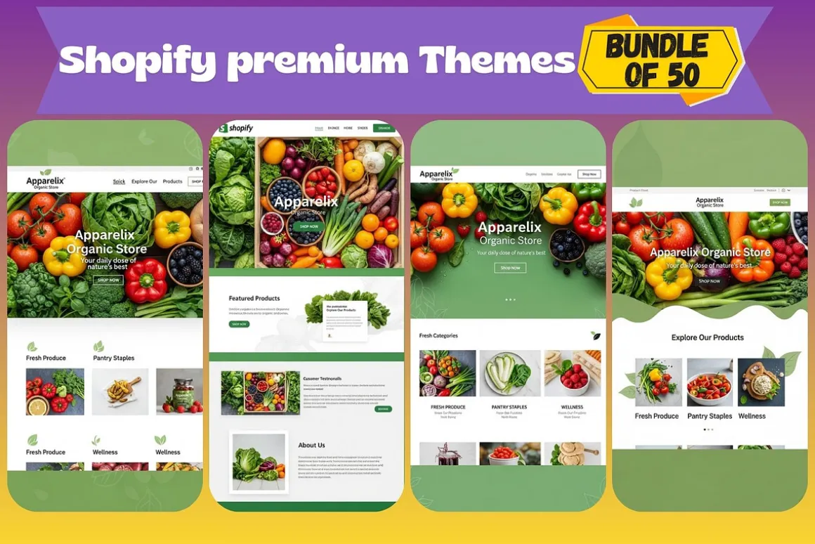Shopify Premium 50 Themes