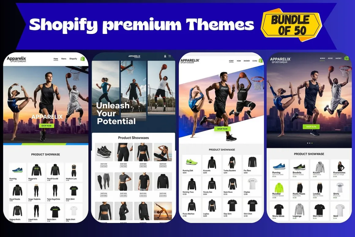 Shopify Premium 50 Themes