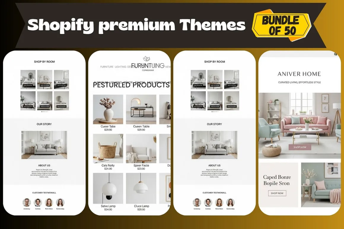 Shopify Premium 50 Themes