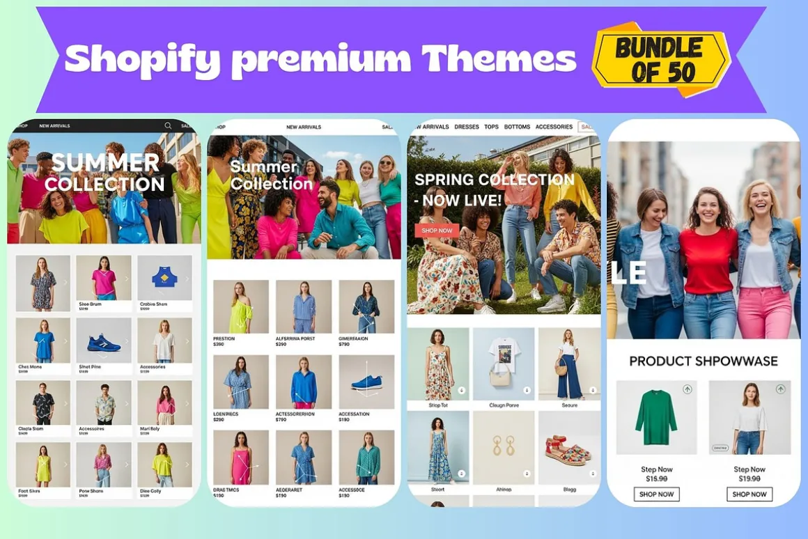 Shopify Premium 50 Themes