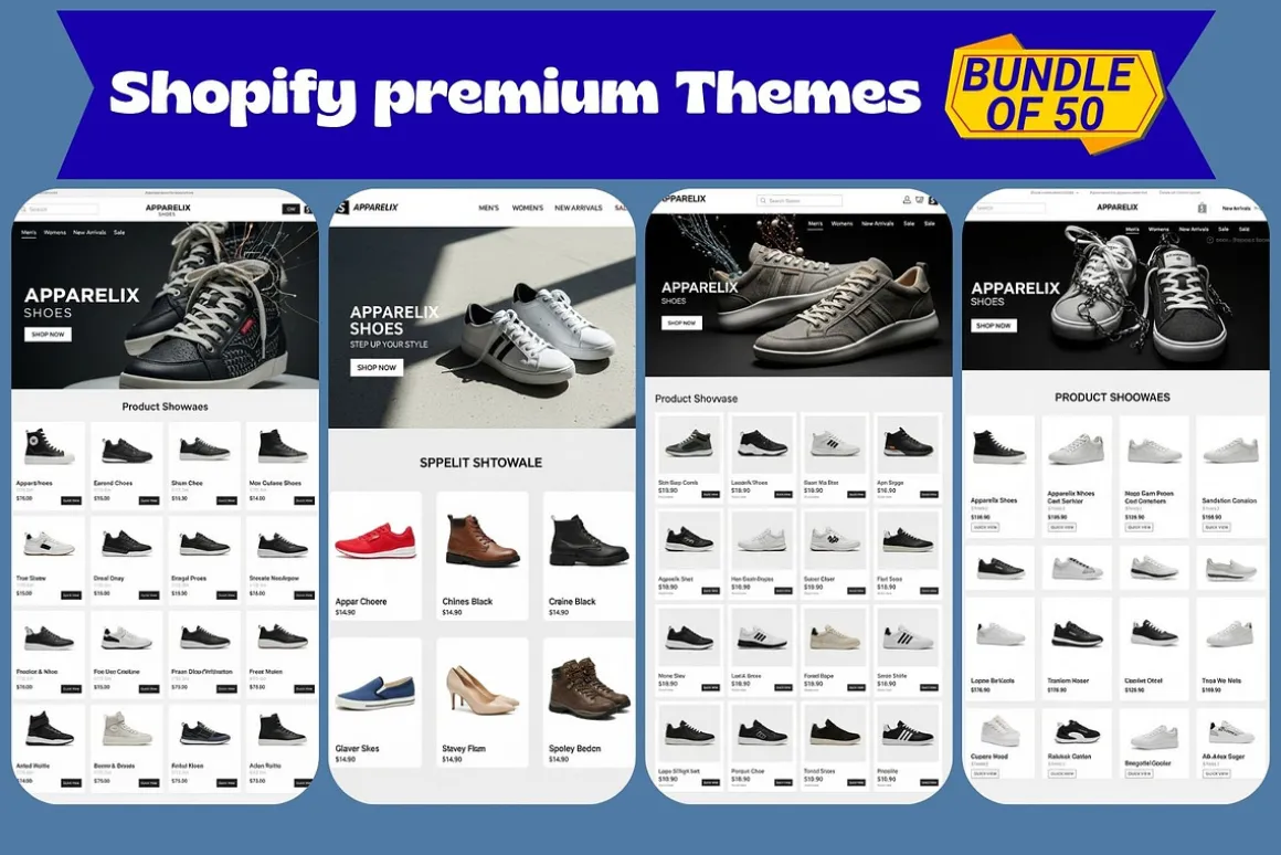 Shopify Premium 50 Themes
