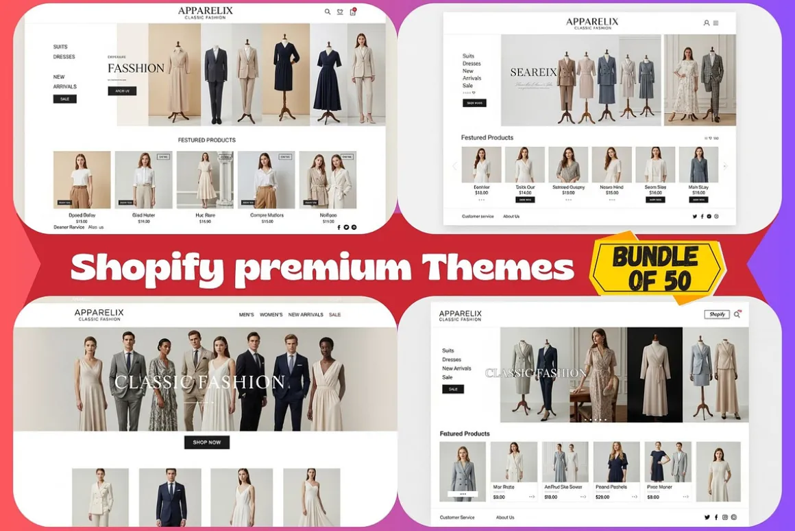 Shopify Premium 50 Themes