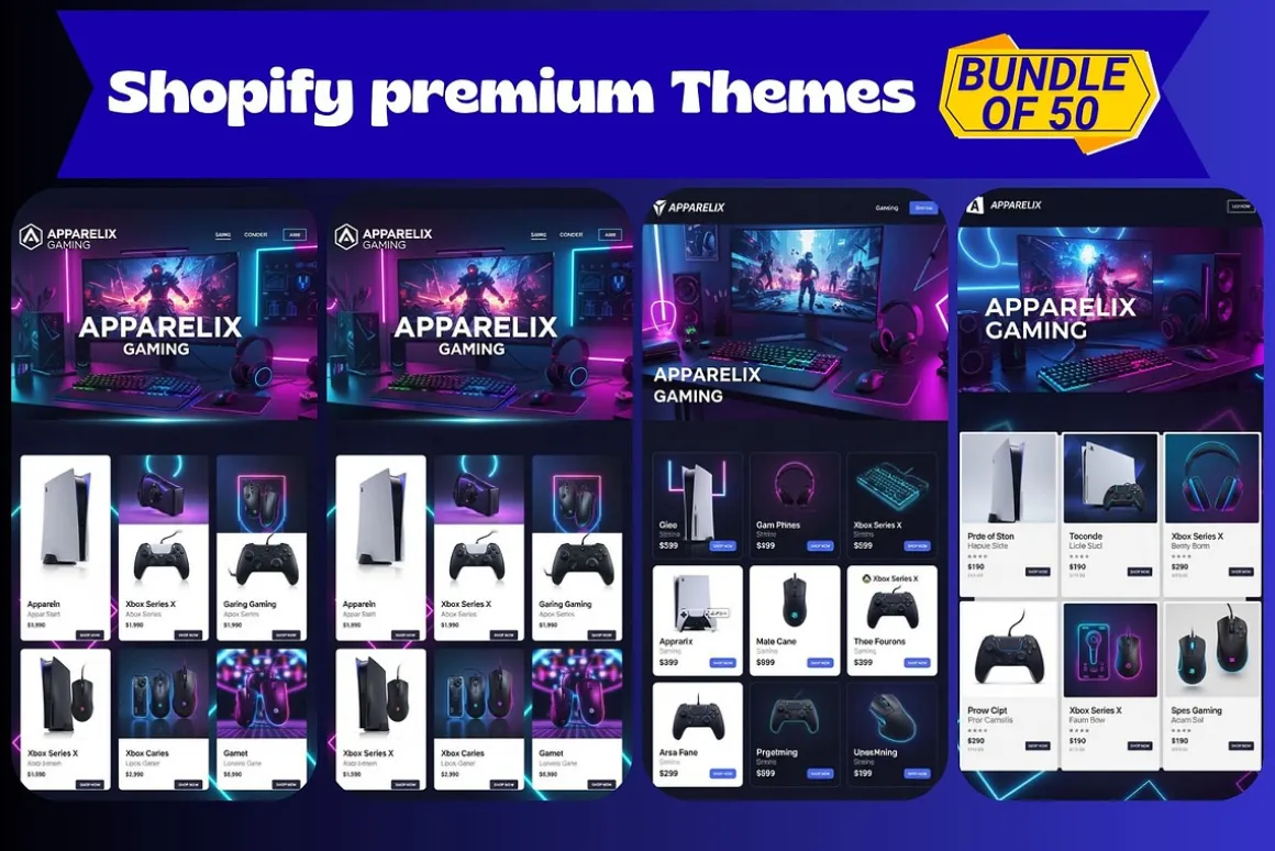 Shopify Premium 50 Themes