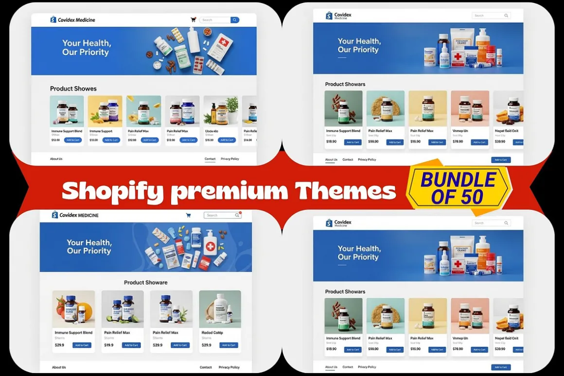 Shopify Premium 50 Themes