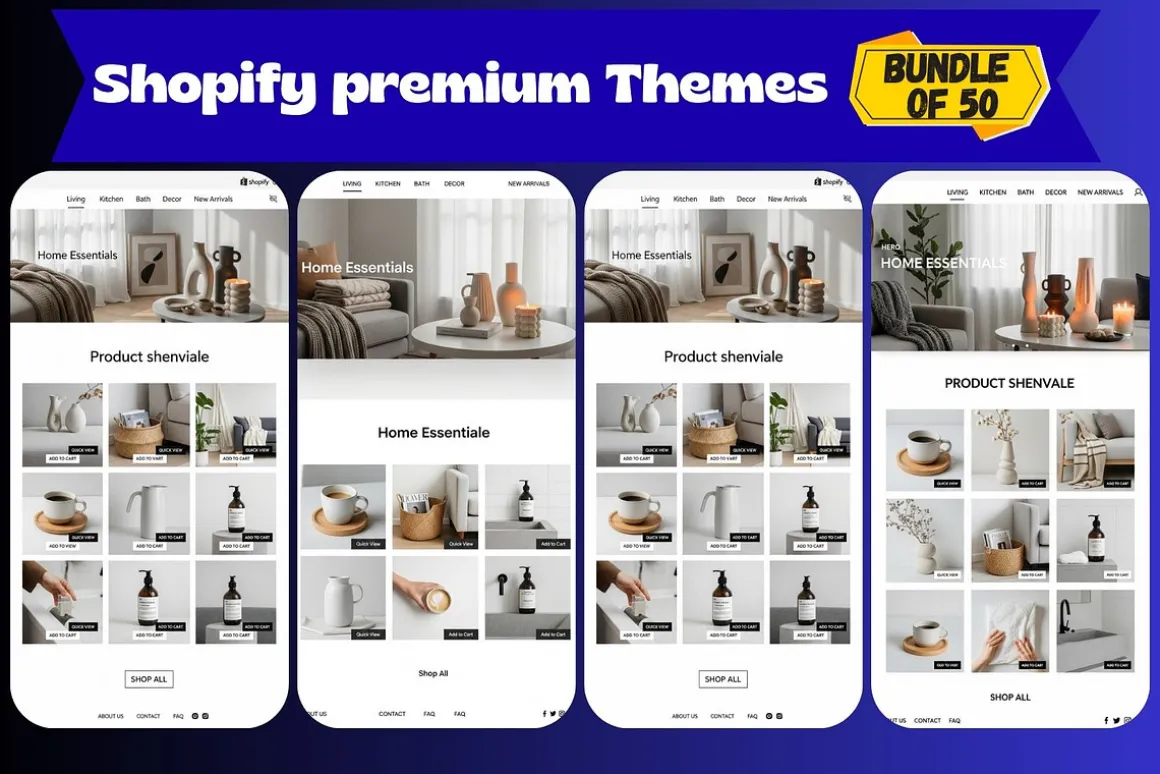 Shopify Premium 50 Themes