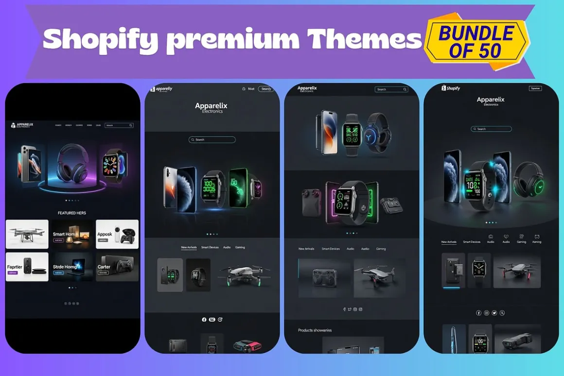 Shopify Premium 50 Themes