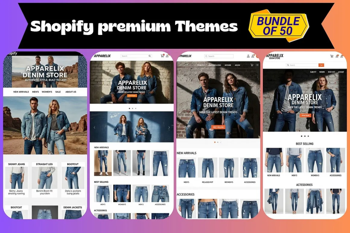 Shopify Premium 50 Themes