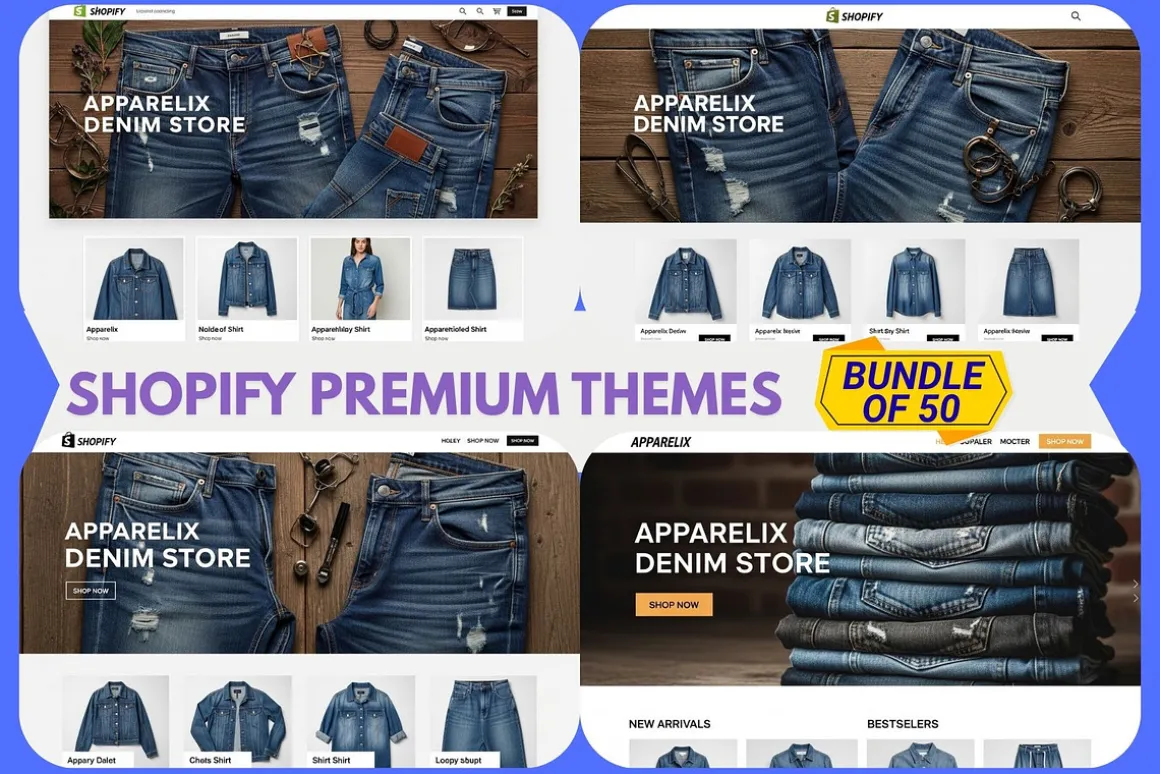 Shopify Premium 50 Themes