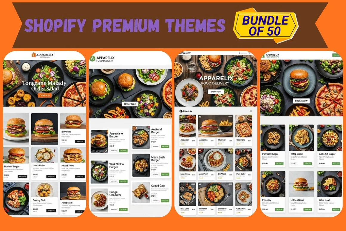 Shopify Premium 50 Themes
