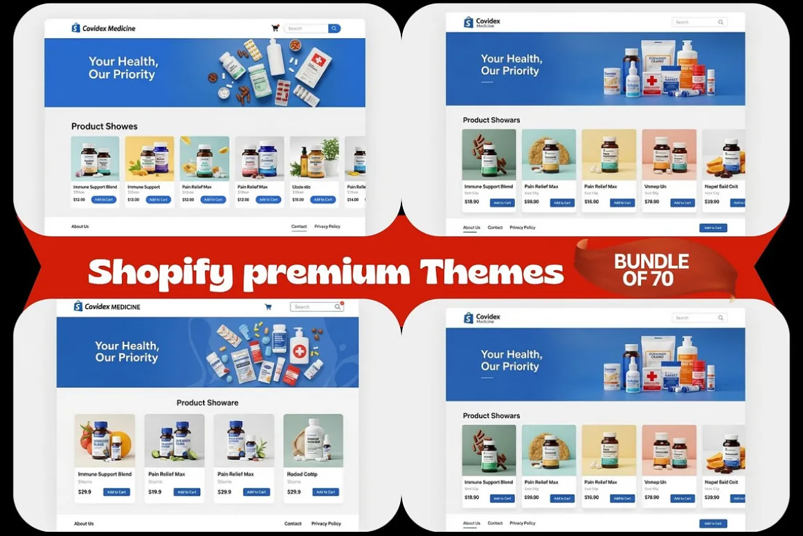 Shopify Premium Themes Bundle 50
