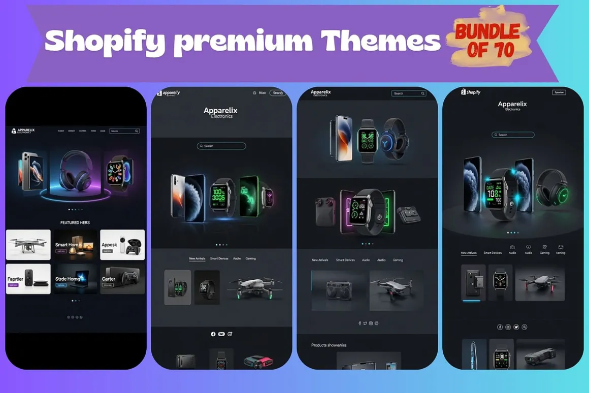 Shopify Premium Themes Bundle 50