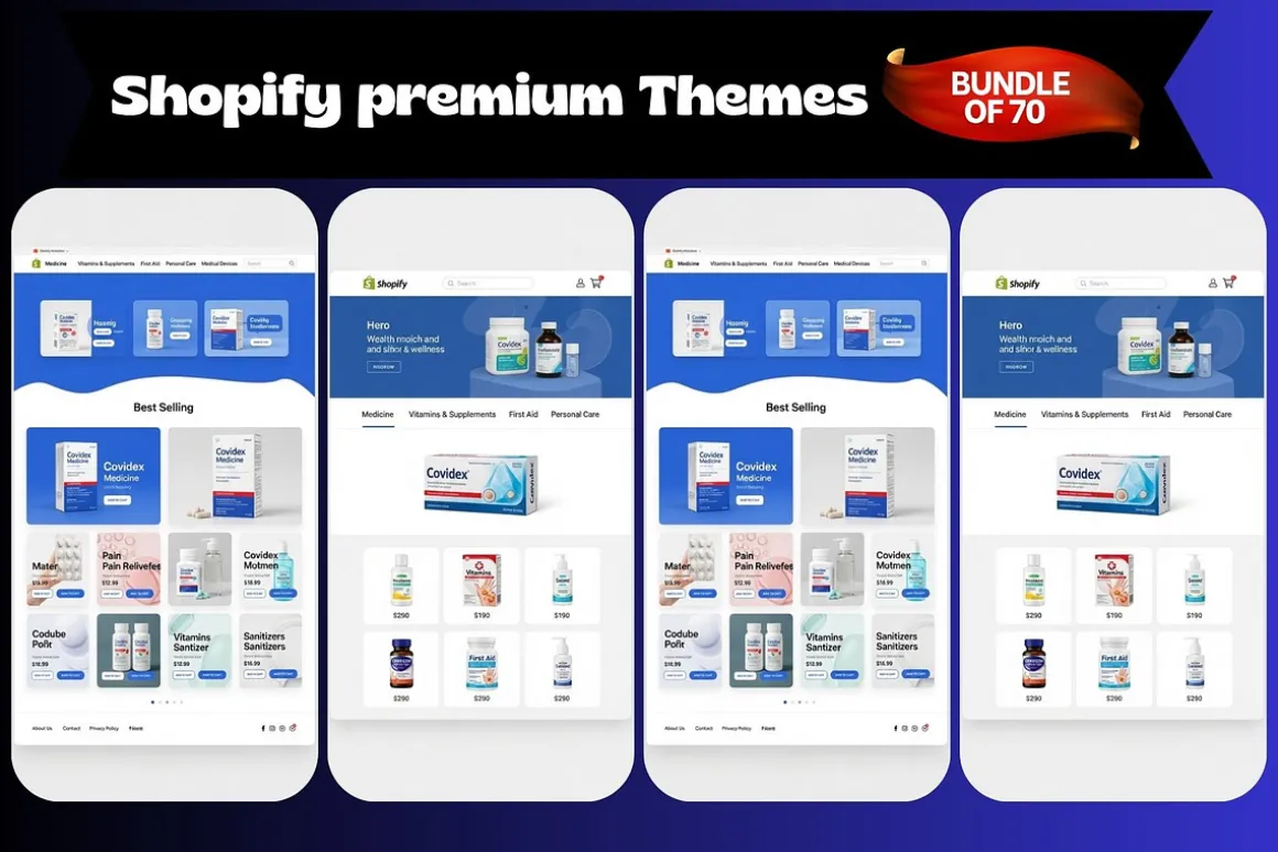 Shopify Premium Themes Bundle 50
