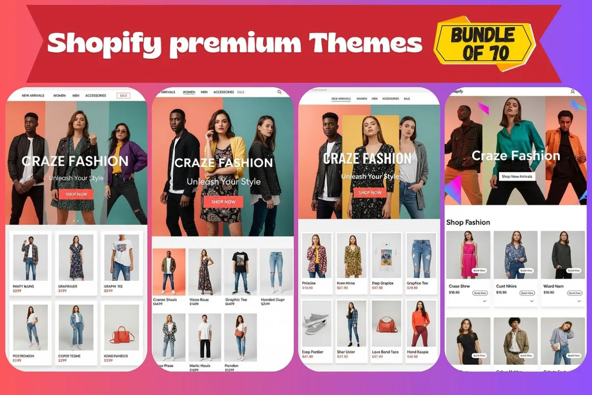 Shopify Premium Themes Bundle 50