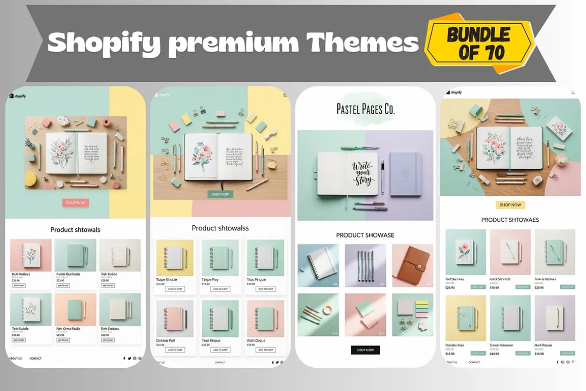 Shopify Premium Themes Bundle 50