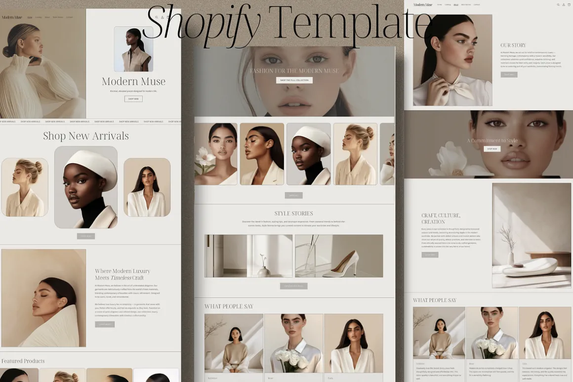Shopify Website Template