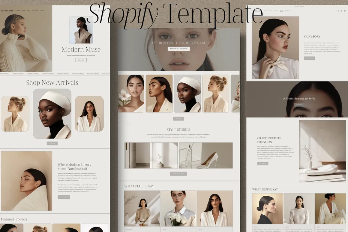 Shopify Website Template