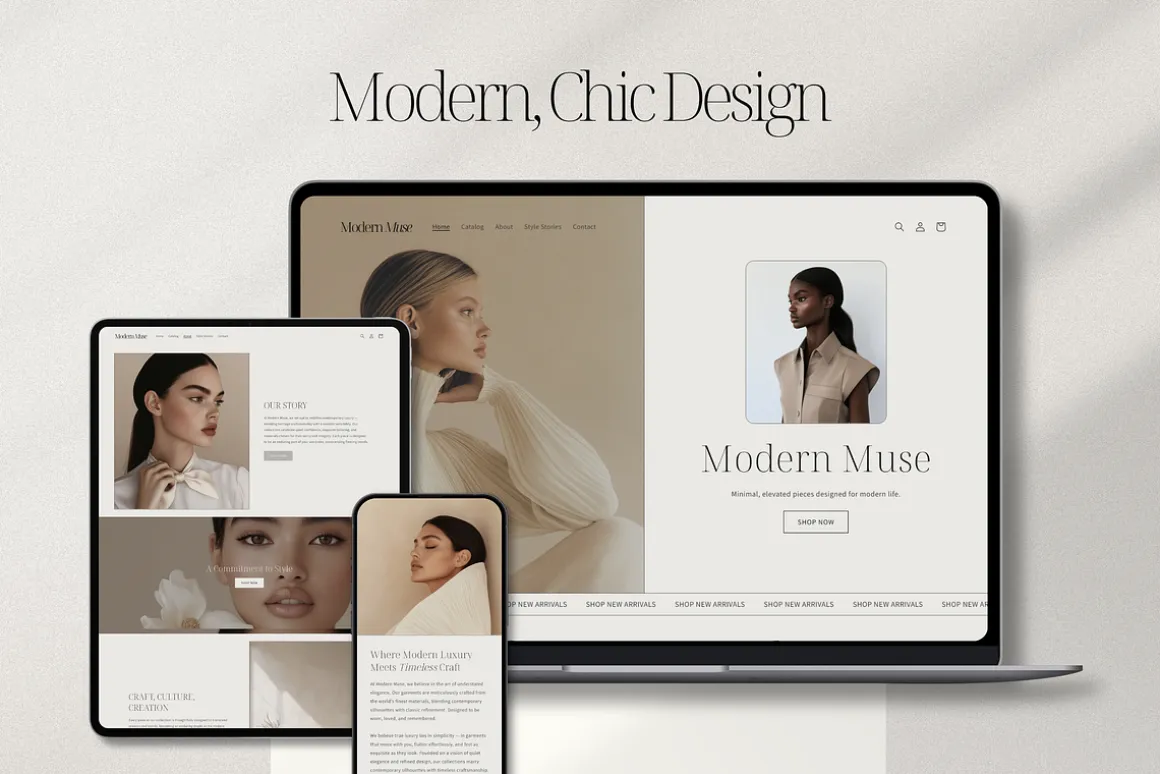 Shopify Website Template