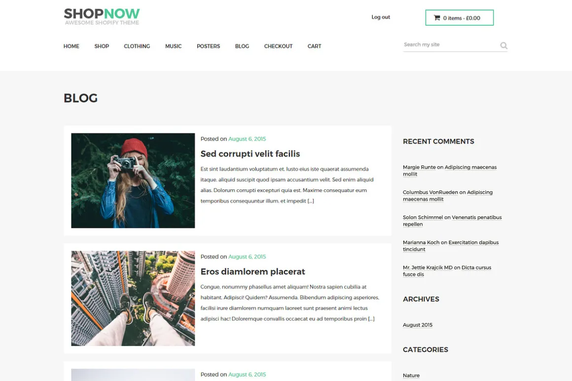 Shopnow | Woocommerce+Bootstap Theme