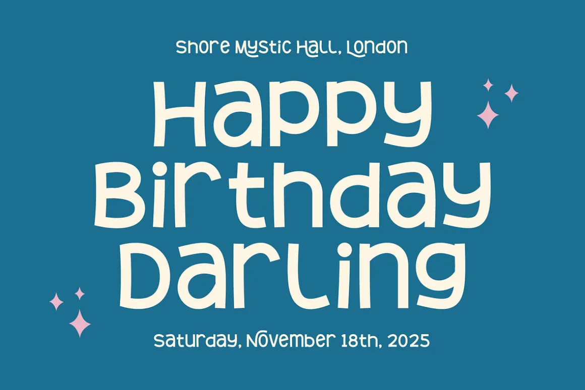 Shore Mystic A Playful Quirky Font