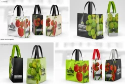 Short Handle Eco Shopping Bag Mockup