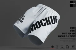 Short Sport Pants for Men Mockup