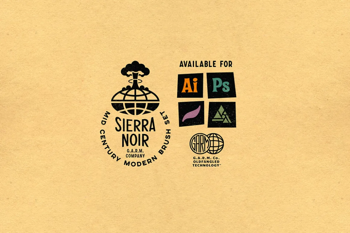 Sierra Noir Brush Set (Procreate)