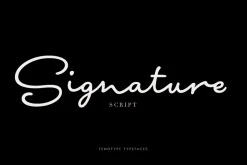 Signature Script Intro Sale