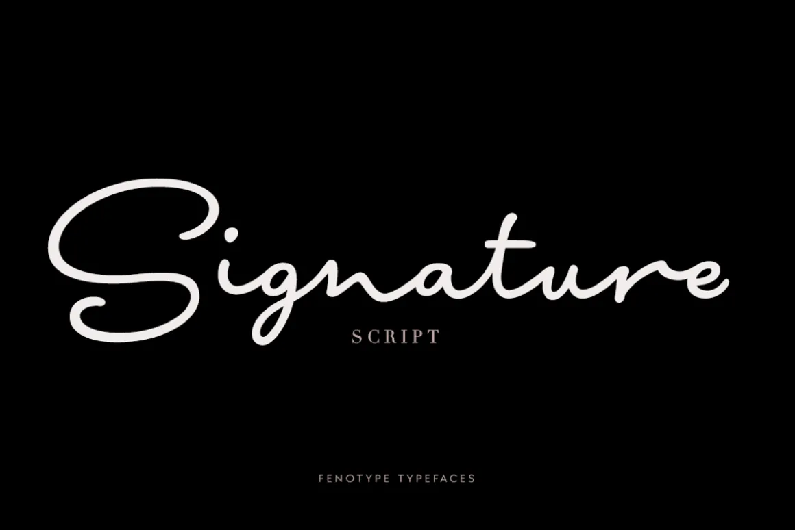 Signature Script Intro Sale