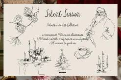 Silent Season: Advent & Line Art