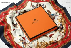 Silk Scarf Box Mockup Set 07/FFv.12